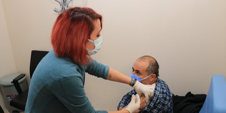 ERZİNCAN - TURKOVAC aşısı uygulanmaya başlandı1