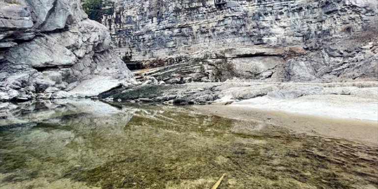 Tortum Şelalesi susuz kaldı