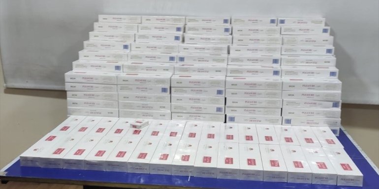 Hakkari'de 3 bin 500 paket kaçak sigara ele geçirildi