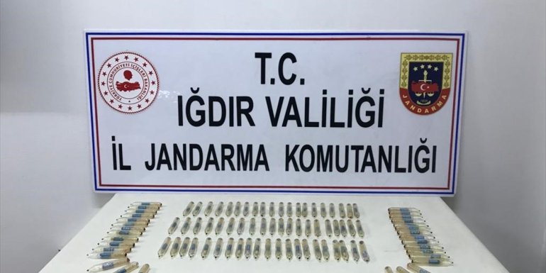 Iğdır'da 92 tüp yılan zehri ele geçirildi