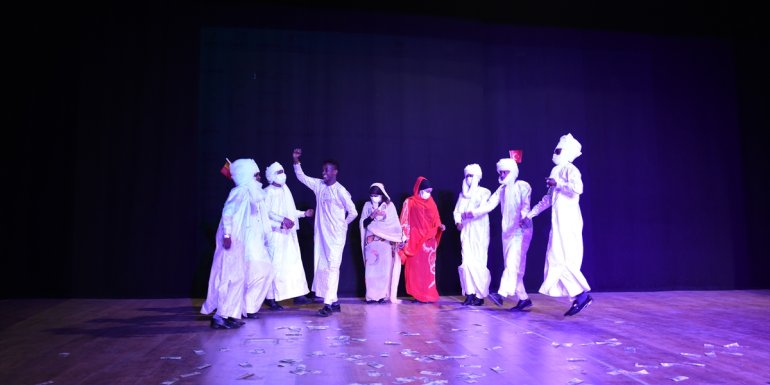 Kafkas Üniversitesindeki Afrikalı öğrenciler kültürlerini tanıttı