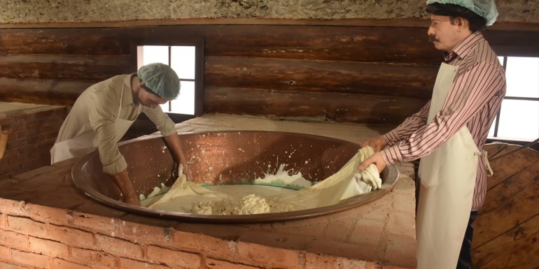 KARS - Tarihi Süvari Tabyası peynir müzesine dönüştürüldü1