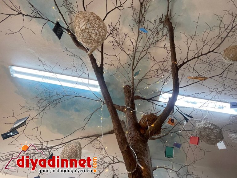 Öğrencilerin atık malzemelerden kurduğu kütüphane örnek oldu1