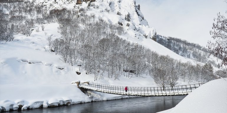 Kışın güzelliklerini yansıtan Tunceli fotoğrafçıların uğrak yeri oldu
