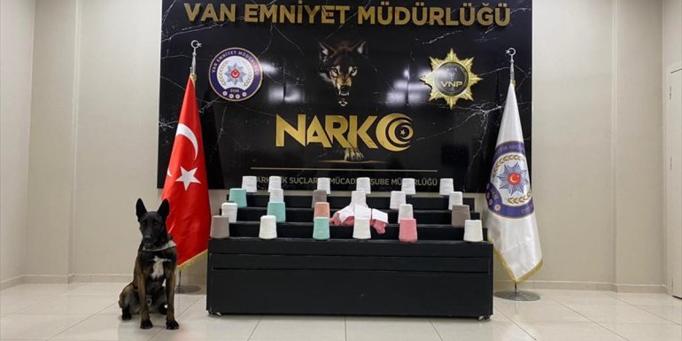 Van'da bir haftada 130 kilo 977 gram uyuşturucu ele geçirildi