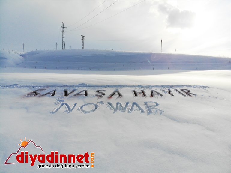 üzerine yazarak kar dev dediler hayır yazılar savaşa Ağrı