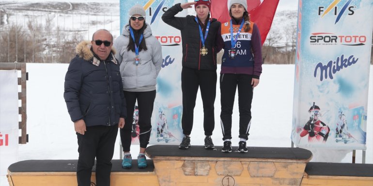 Erzurum'da düzenlenen Kayaklı Koşu Türkiye Şampiyonası sona erdi