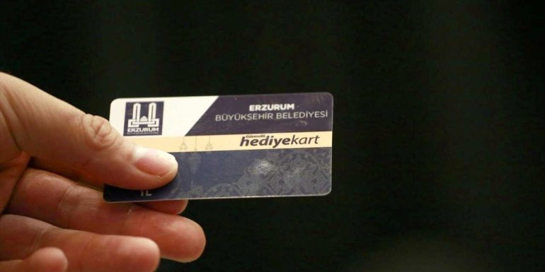 Erzurum'da ramazan öncesi 3 bin aileye alışveriş kartı dağıtıldı