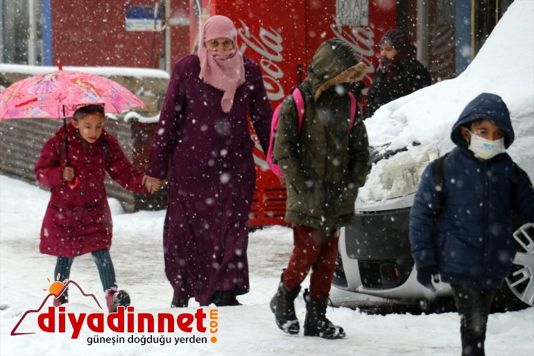 kar etkili oluyor Ardahan, yağışı Erzurum, Ağrı, Tunceli