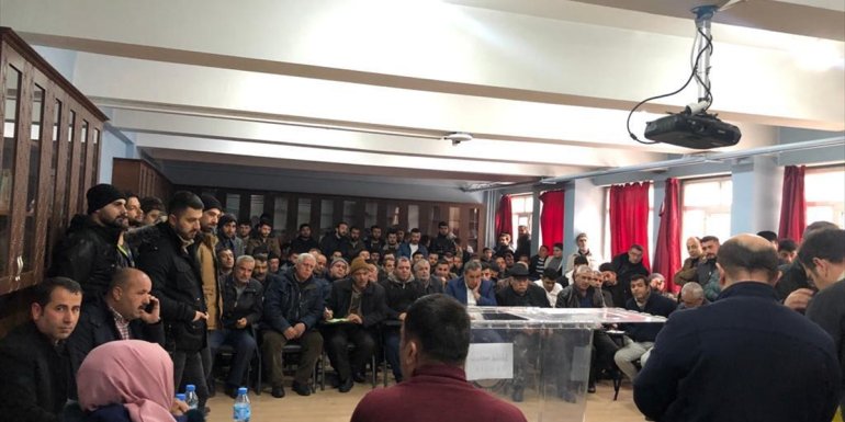 Hizan Esnaf ve Sanatkarlar Odası Başkanlığına Selami Kaplan seçildi