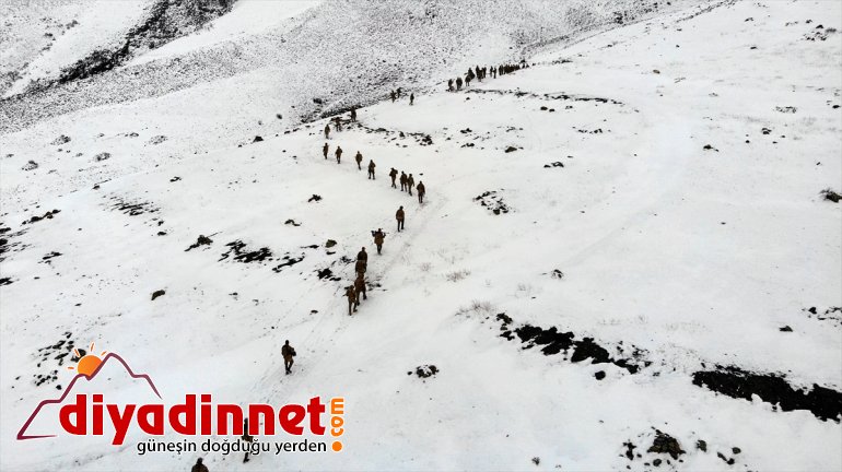 arama çığda Ağrı verildi eğitimi Dağı Komandolara eteklerinde kurtarma 2