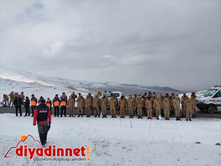 Ağrı Komandolara arama eteklerinde eğitimi Dağı çığda verildi kurtarma 4