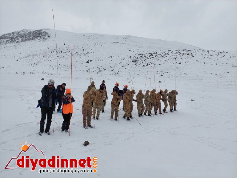 Dağı eteklerinde Ağrı çığda Komandolara eğitimi arama verildi kurtarma 7