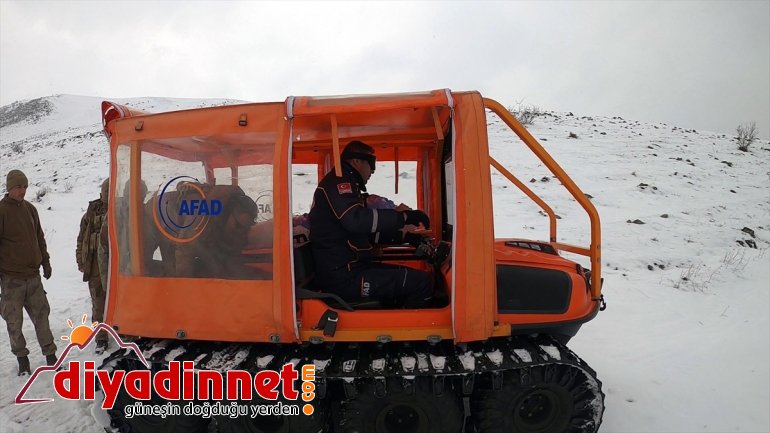 arama Dağı eteklerinde kurtarma verildi eğitimi çığda Ağrı Komandolara 8