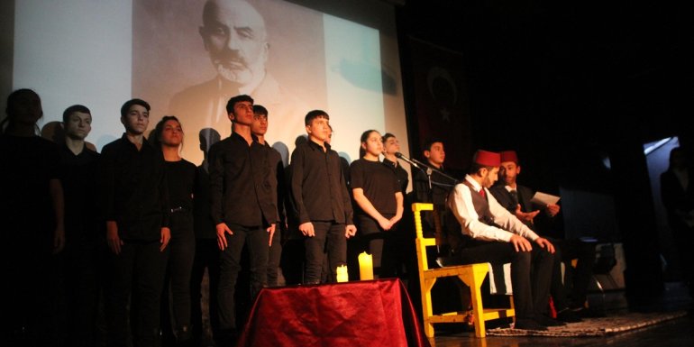 Malazgirt'te İstiklal Marşı'nın kabulü kutlandı