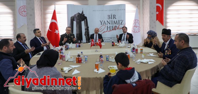 Vali Varol, şehit aileleri ve gaziler onuruna yemek verdi2