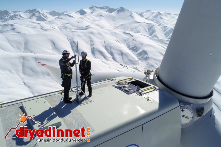 rüzgar haneye bin santralinde elektrik 50 Van