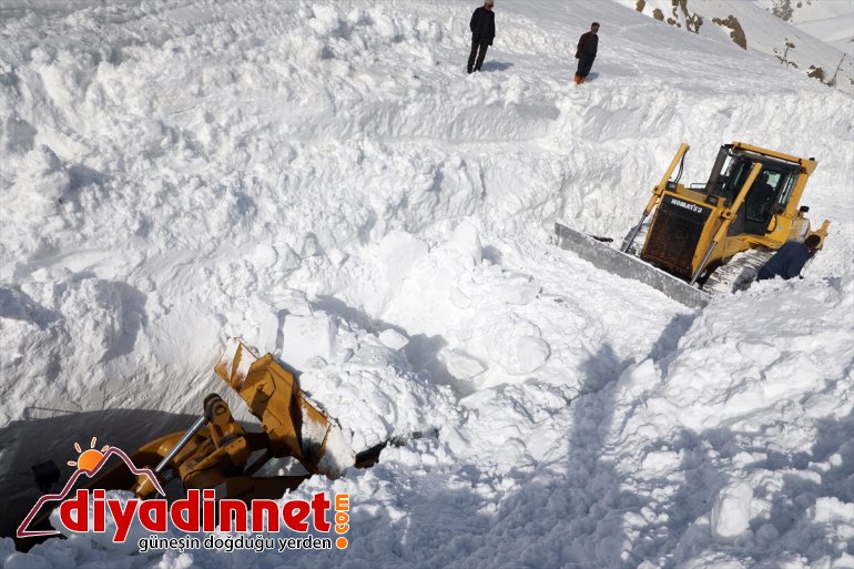 karla mücadelesi metrelerce Ağrı