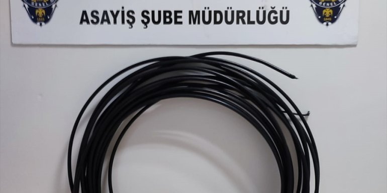 Bingöl'de kablo hırsızlığı suçundan bir şüpheli tutuklandı