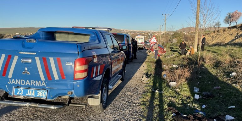 Elazığ'daki trafik kazasında 1 kişi öldü, 3 kişi yaralandı