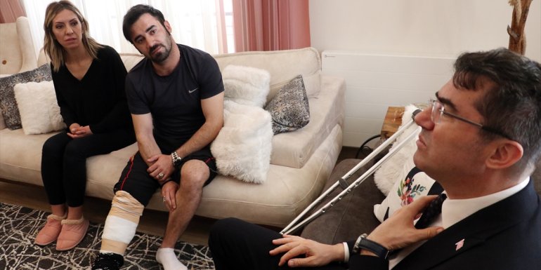 6. kattan düşen çocuğu kurtaran "kahraman baba" o anı hatırlayınca ağladı