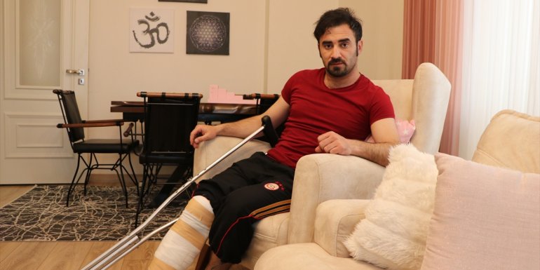 Erzurum'da 6. kattan düşen çocuğu "kahraman baba" hayatta tuttu