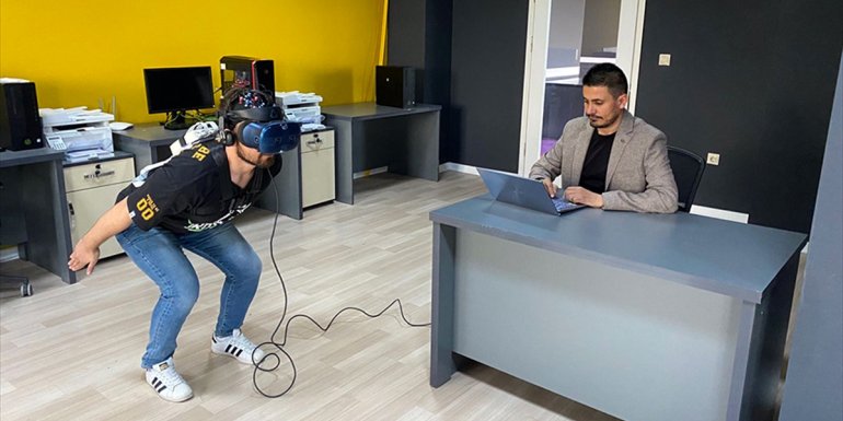 Erzurum'da geliştirilen projeyle sporcular kayakla sanal ortamda atlayacak