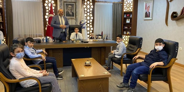 Erzurumlu minik belediye başkanından Ukraynalı çocuklara yardım çağrısı