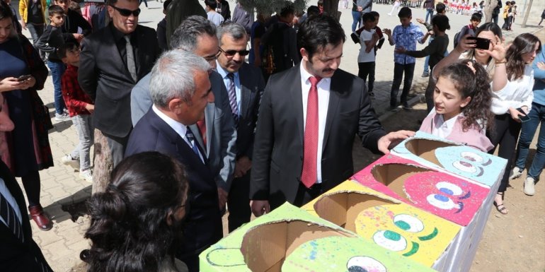 Hakkari'de "Çevre Dostu 1000 Okul' projesi kapsamında etkinlik düzenlendi