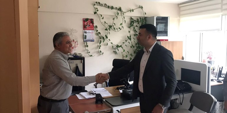 Keban Kaymakamı Akbulut, ilçedeki kurum personelleriyle bayramlaştı1