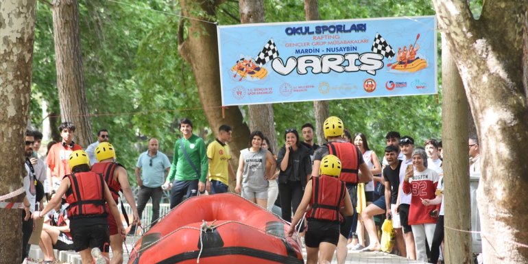 Mardin'de Rafting Okul Sporları Şampiyonası grup müsabakaları sona erdi