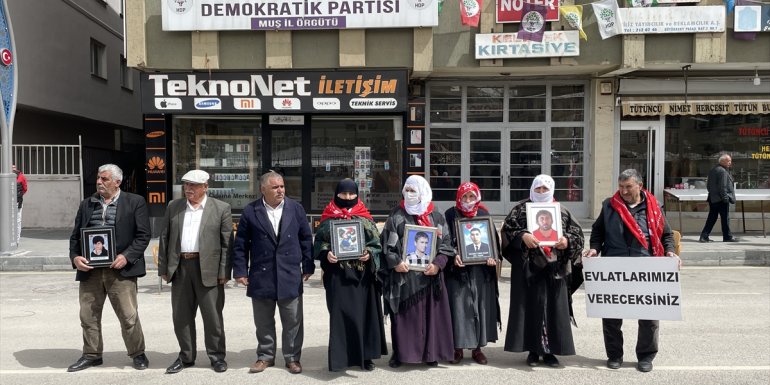Muşlu aileler dağa kaçırılan evlatlarına kavuşmak istiyor