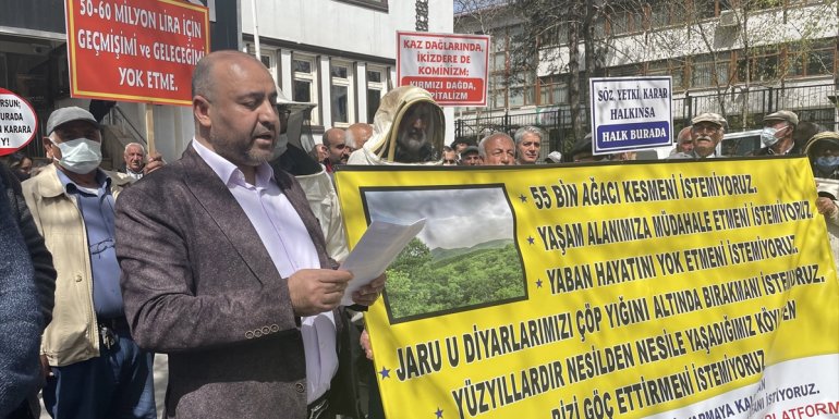 Tunceli'de köylülerden katı atık depolama tesisine tepki