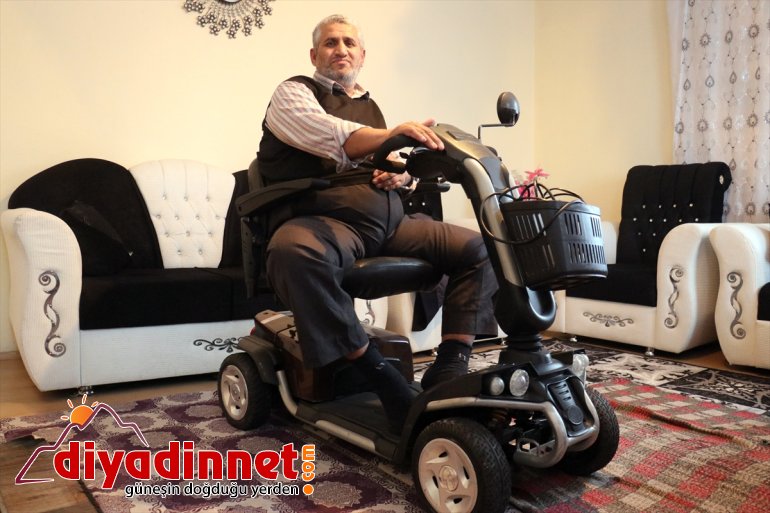 Türk engelliye Kızılay, tekerlekli sandalye Ağrı