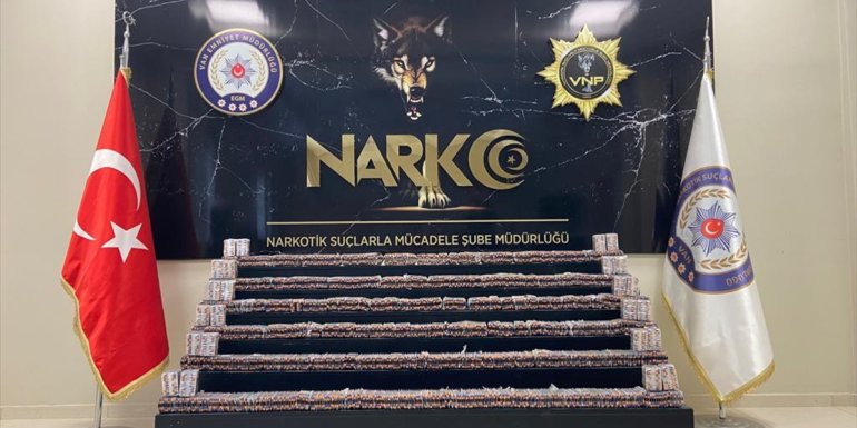 Van'da 28 bin uyuşturucu hap ele geçirildi