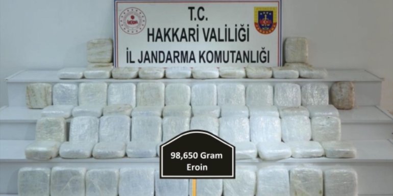 Yüksekova'daki uyuşturucu operasyonunda 51 şüpheli gözaltına alındı