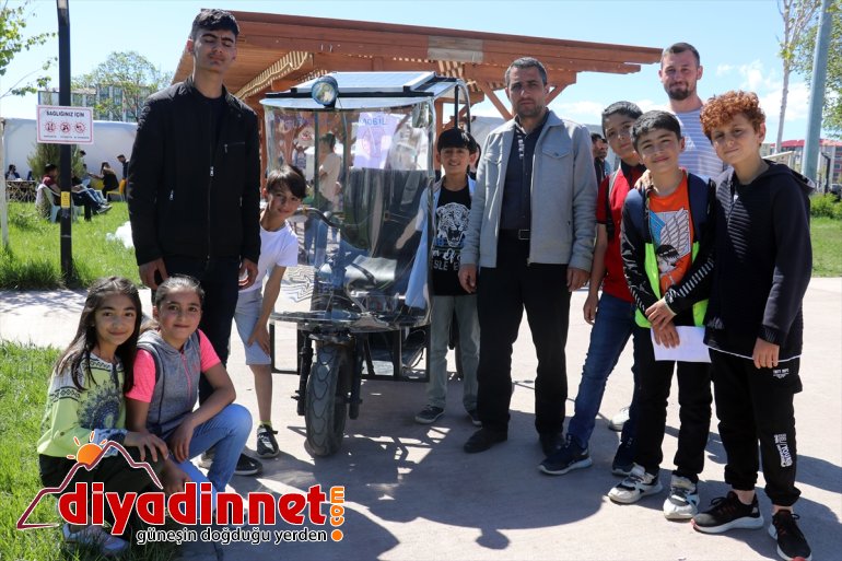 Ağrılı eden hareket engelliler malzemelerden atık güneş için üretti araç enerjisiyle genç 2