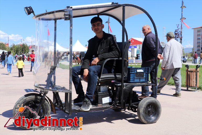 hareket araç için eden atık genç üretti enerjisiyle Ağrılı malzemelerden güneş engelliler 6