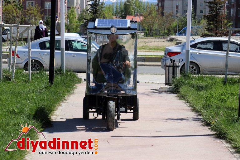 malzemelerden güneş araç için engelliler hareket Ağrılı eden enerjisiyle genç üretti atık 8
