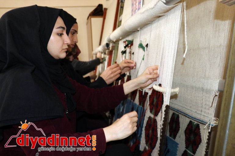 Ağrılı göz el kilimlere kadınlar nuru motiflerini emeği işliyor Anadolu 2