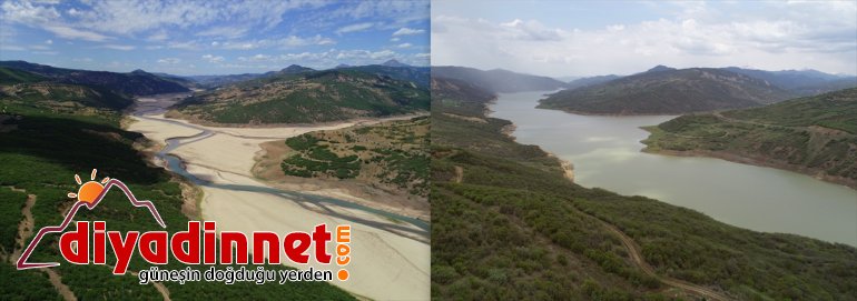 Özlüce ve kuraklıktan canlandı Barajı, Bingöl