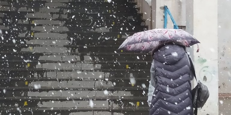 BİTLİS - Kar etkili oldu1