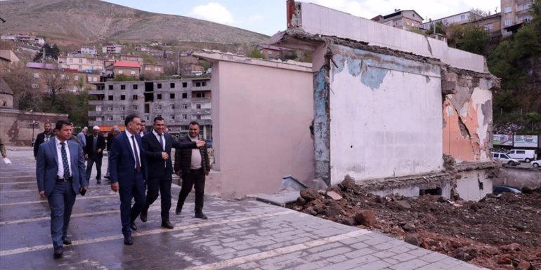 Bitlis Valisi Çağatay dereüstü ıslah çalışmalarını inceledi1