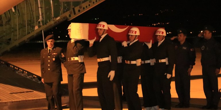 Pençe-Kilit Operasyonu'nda şehit olan Güler'in naaşı Erzincan'a getirildi