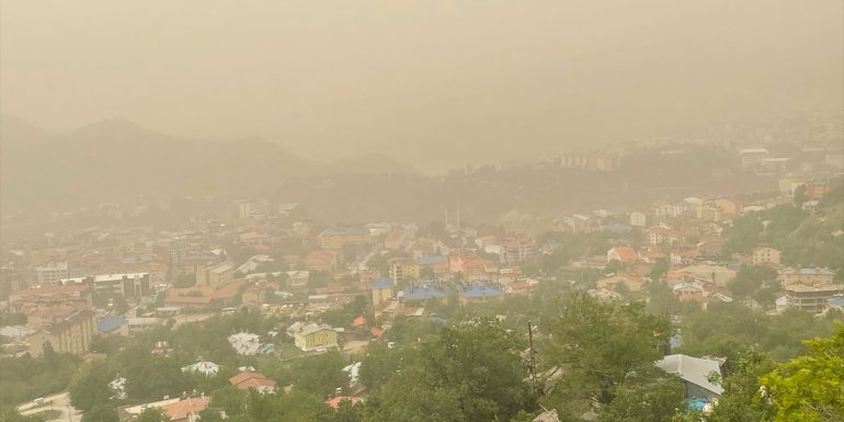 Erzurum, Kars ve Tunceli'de toz taşınımı, hava kalitesinde azalmaya neden oldu