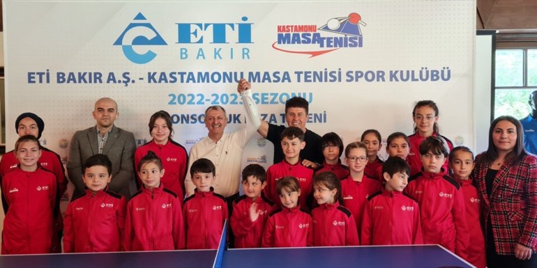 Eti Bakır, Kastamonu Masa Tenisi Spor Kulübü’ne sponsor oldu1