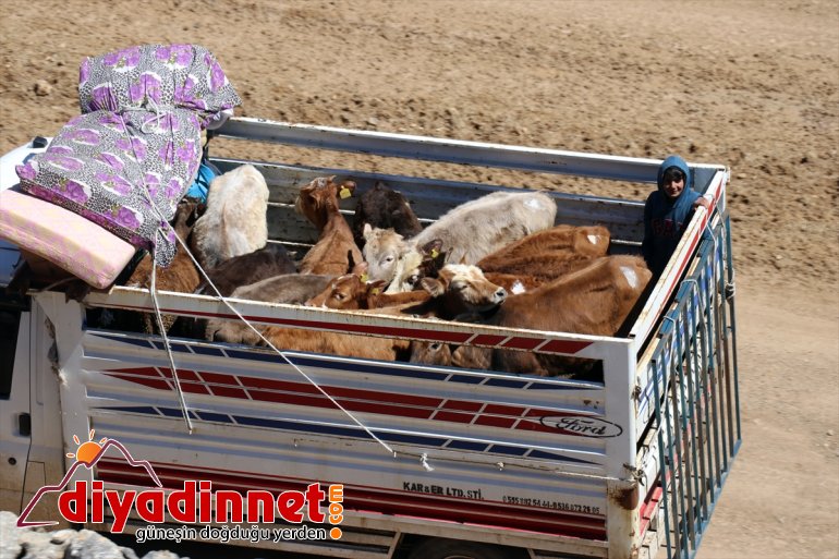 Ağrı göçerlerin yolculuğu yaylalarına Iğdır