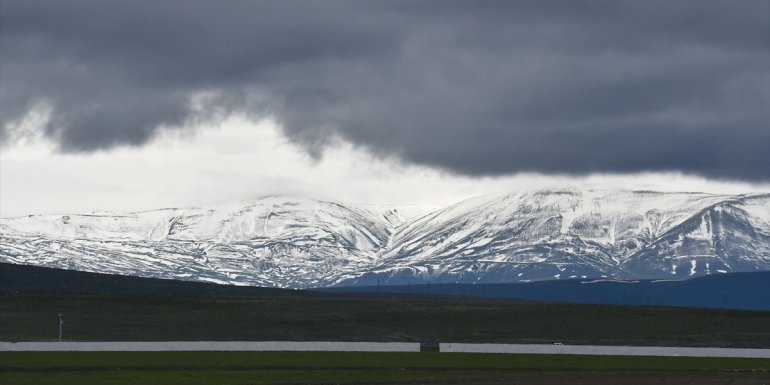 Kars’ın yüksek kesimleri karla kaplandı1