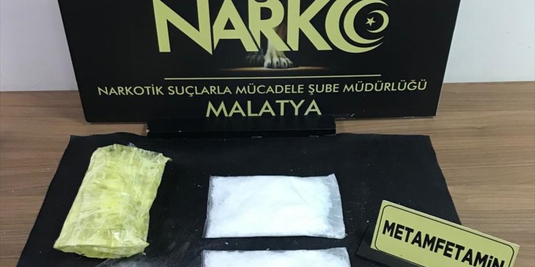 Malatya'da uyuşturucuyla yakalanan zanlı tutuklandı
