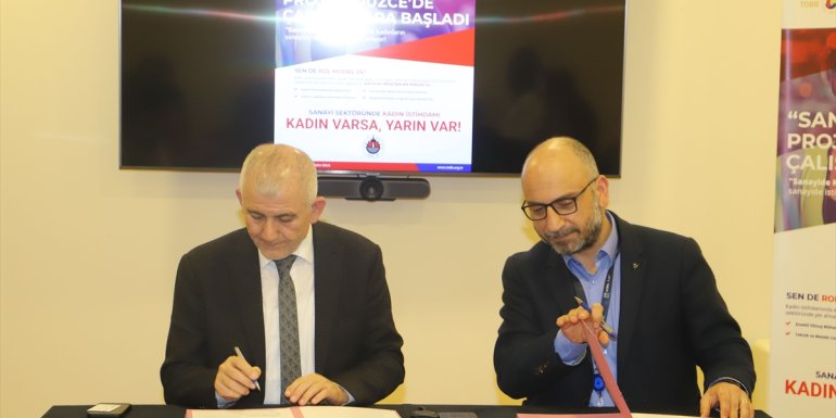 Nobel İlaç, "Sanayide Kadın Eli Projesi" protokolüne imza attı